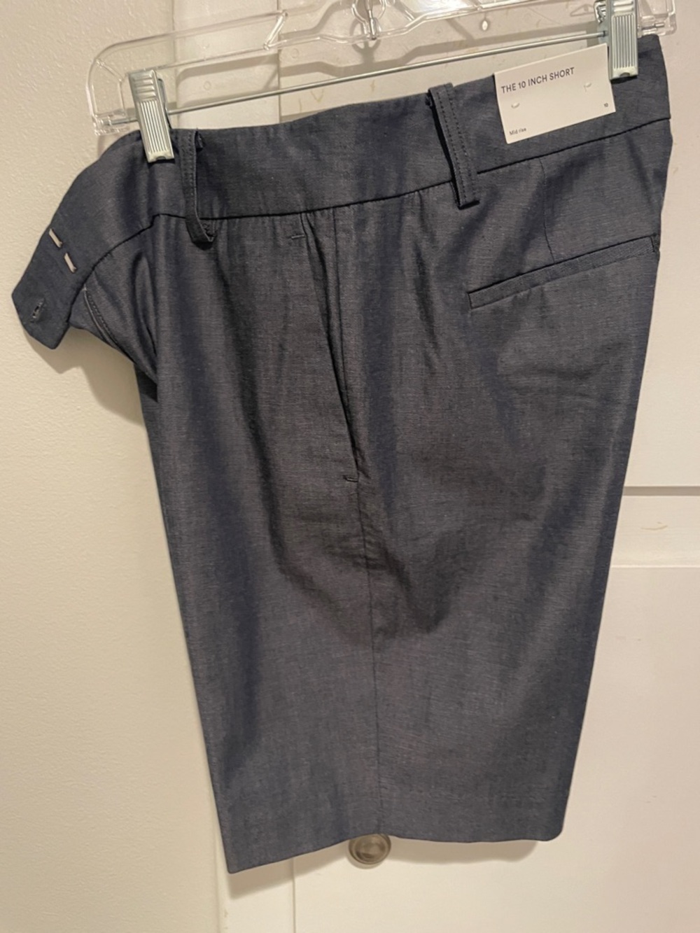 NWT Ann Taylor 10 Inch Shirts Denim-Look Size 10